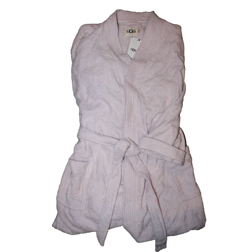NWT UGG Women's Lorie Terry Towel Belted Robe XL/XXL LAVENDER PURPLE